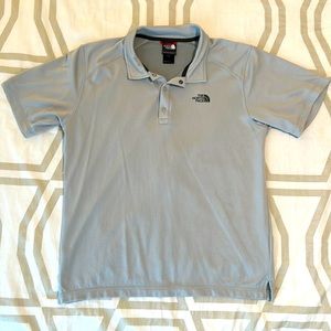 The North Face - SS Polo Shirt - Medium - Light Gray